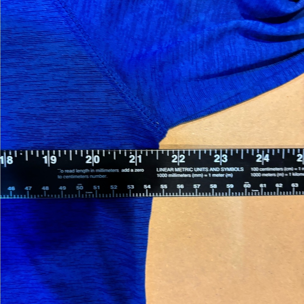 KC Embroidered Blue Quarter-Zip lightweight Pullover - Picture 10 of 12